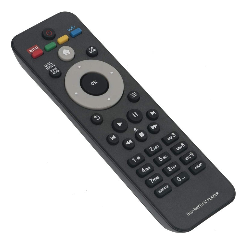 Beyution New Replacement Remote Control fit for Philips Blu-ray Disc DVD Player DS3110 BDP2100 BDP2180 BDP3400 BDP3480 BDP3300 BDP3305 BDP3310 BDP3380 BDP2980 BDP2900 BDP2930 BDP3382 BDP3390 BDP2100K - Image 3
